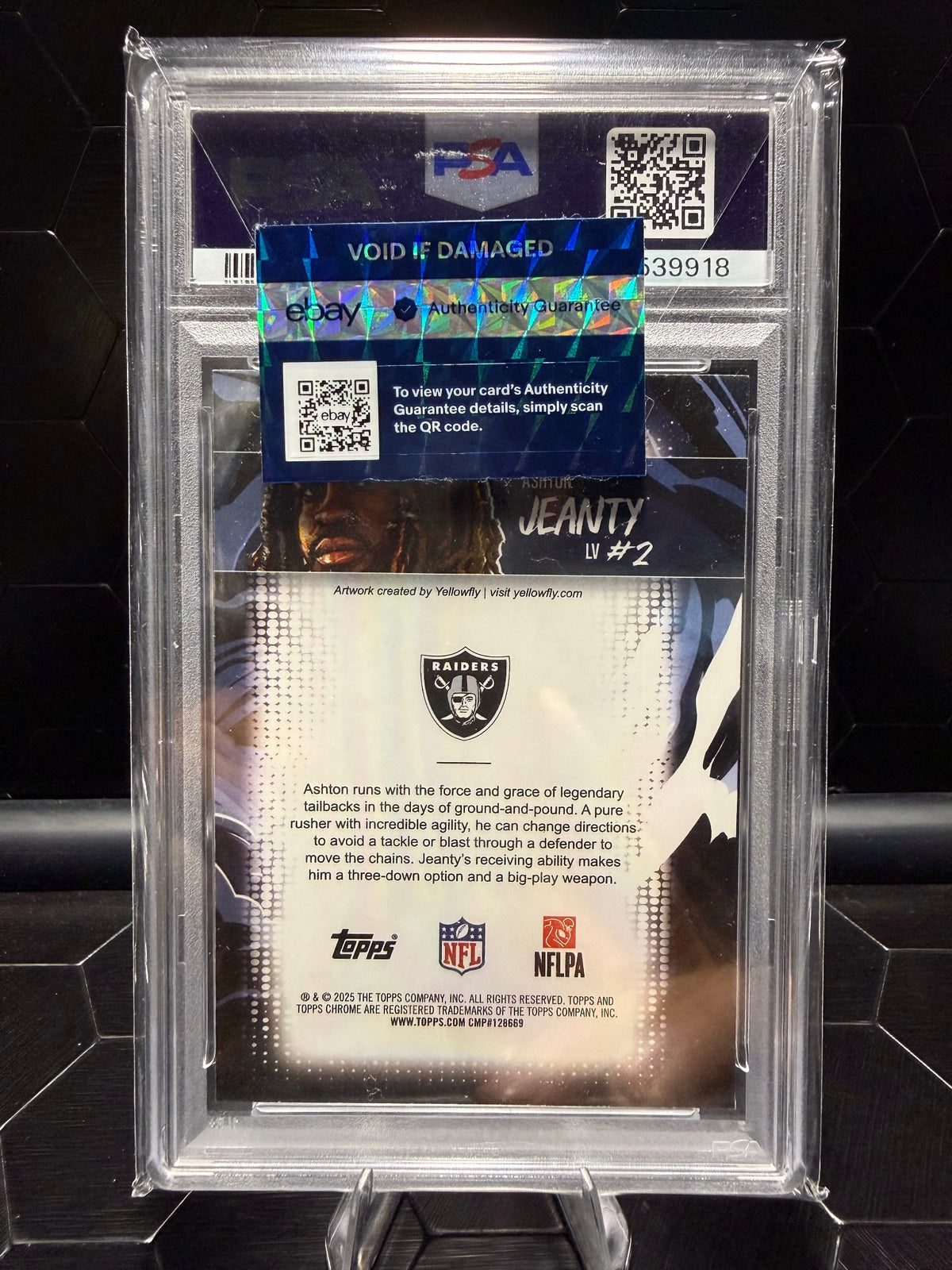 2025 Topps Chrome Ashton Jeanty Topps Chrome Ultra Violet