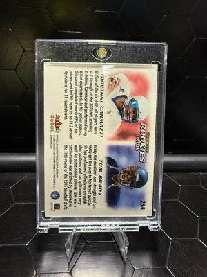 2000 Topps Tom Brady Giovanni Carmazzi #234 Rookie Futures RC