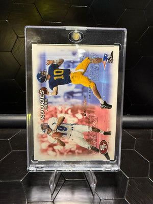 2000 Topps Tom Brady Giovanni Carmazzi #234 Rookie Futures RC