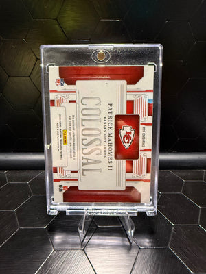 2025 National Treasures Patrick Mahomes II Colossal Patch Prime Holo Silver #/25