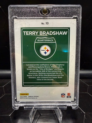 2024 Donruss Terry Bradshaw #10 Downtown Steelers