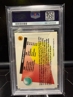 1991-92 SkyBox #307 Michael Jordan PSA 10