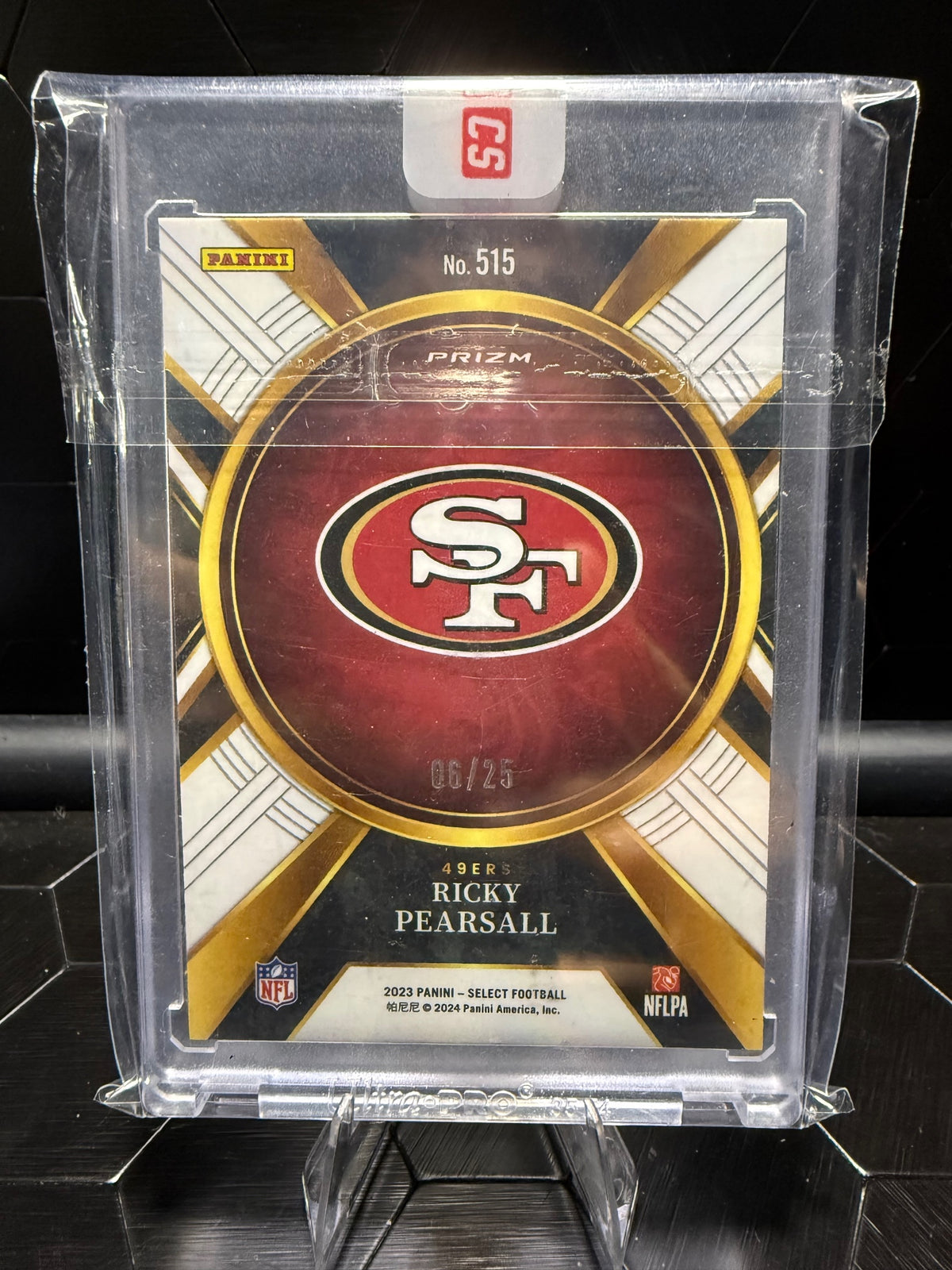 2023 Panini Select Ricky Pearsall Tie-Dye XRC Rookie /25 #515
