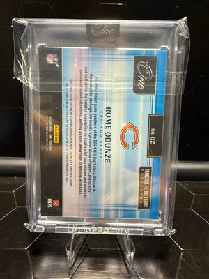 2024 Panini One Rome Odunze #82 Franchise Future Fabric RPA 54/99 RC