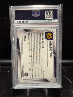 2025 Bowman University Sapphire #117 Jadarian Price PSA 10