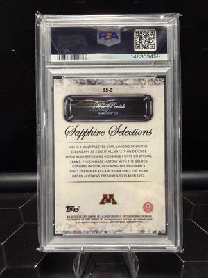 2025 Bowman U Sapphire Koi Perich Sapphire Selections #SS-3 /25 PSA 10