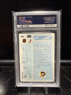 1990–91 Upper Deck Jaromir Jagr #356 RC PSA 10