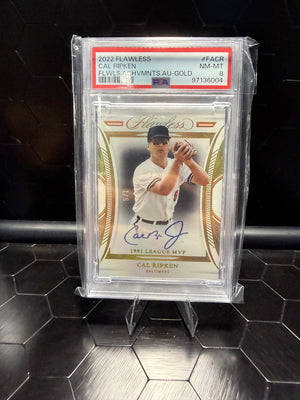 2022 Flawless Cal Ripken Jr. #FA-CR Flawless Achievements Gold Auto /5 PSA 8