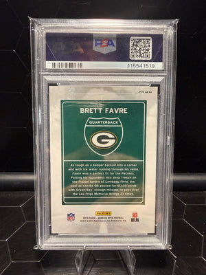 2019 Donruss Optic Brett Favre #DT-12 Downtown PSA 9