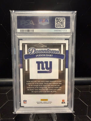 2025 Donruss Jaxson Dart #14 Downtown RC PSA 10
