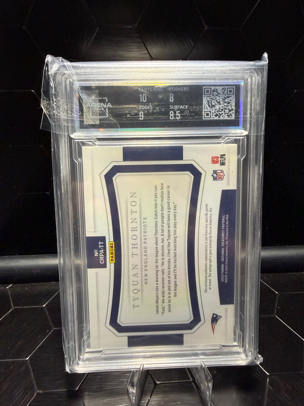 2022 National Treasures #CRPA-TT Tyquan Thornton Crossover RPA /99 Arena 8.5