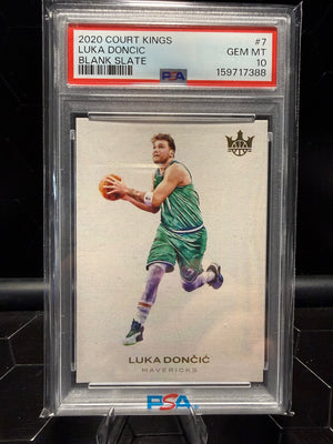 2020-21 Panini Court Kings Luka Doncic #7 Blank Slate PSA 10