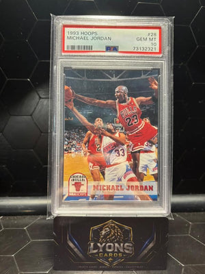 1993 Hoops #28 Michael Jordan PSA 10