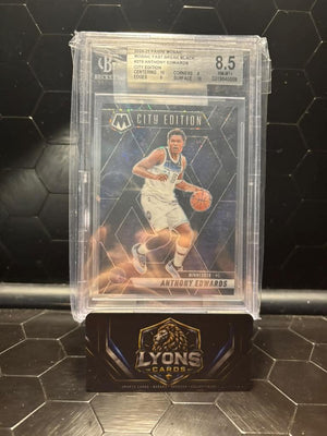 2024-25 Mosaic Anthony Edwards #279 Fast Break Black City Edition 1/1 BGS 8.5