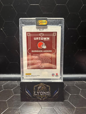 2025 Donruss Optic Quinshon Judkins #17 Uptown RC