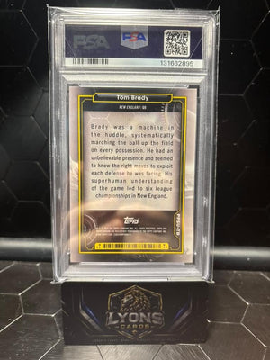 2024 Topps Cosmic Chrome Tom Brady #PPSU-TB Planetary Pursuit Sun PSA 10