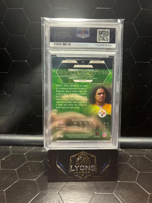 2003 Finest Troy Polamalu #61 RC PSA 10