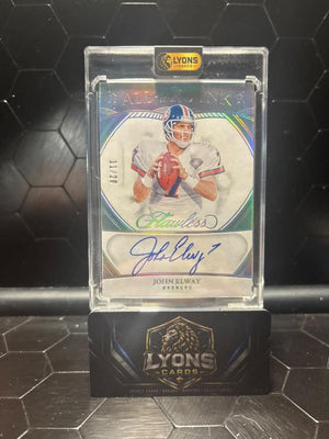 2025 Panini Flawless John Elway #API-JEY All-Pro Ink Silver 11/20 Auto