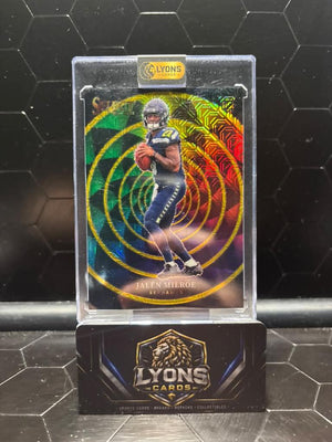 2025 Panini Select Jalen Milroe #20 Color Wheel Gold Prizm 09/10