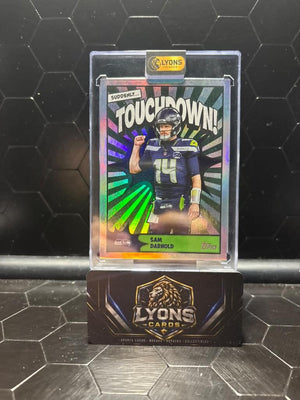 2026 Topps Flagship Sam Darnold #TD-17 Touchdown! SSP