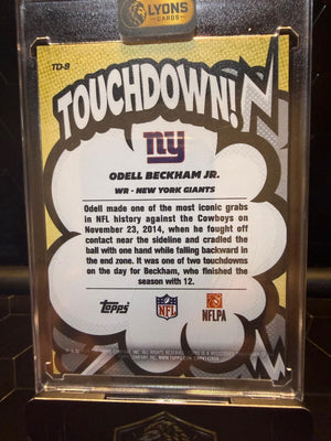 2026 Topps Flagship Odell Beckham Jr. #TD-9 Touchdown! Giants
