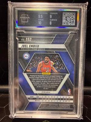 2024-25 Panini Mosaic Joel Embiid #152 Genesis Arena Club 8.5