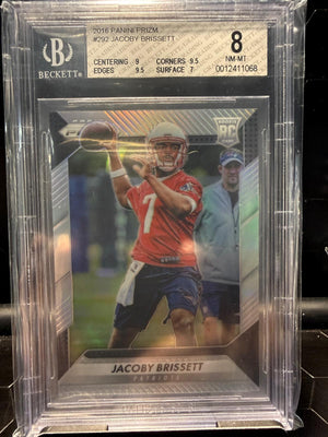 2016 Panini Prizm #292 Jacoby Brissett BGS 8