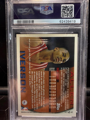 1996-97 Topps #171 Allen Iverson PSA 10