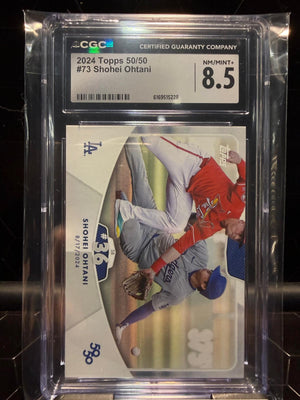 2024 Topps 50/50: Shohei Ohtani #73 Shohei Ohtani CGC 8.5