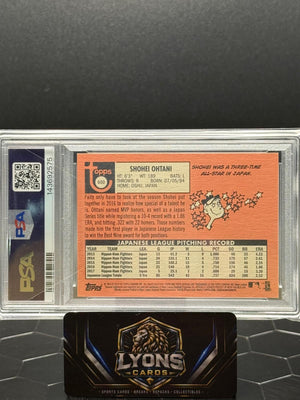 2018 Topps Heritage #600 Shohei Ohtani PSA 9
