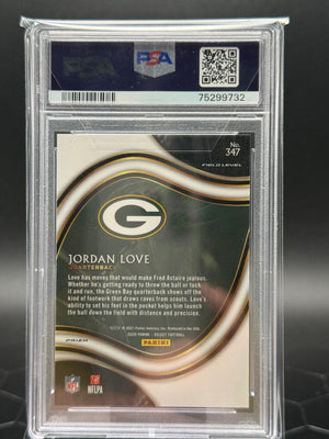 2020 Panini Select #347 Jordan Love Silver Prizm PSA 10