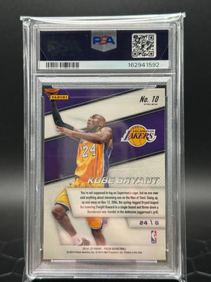 2014-15 Panini Prizm #10 Kobe Bryant Representatives Prizm PSA 10