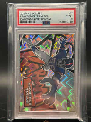 2025 Panini Absolute #7 Lawrence Taylor Kaboom! Horizontal PSA 9