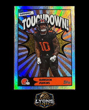 2026 Topps Flagship #TD-14 Quinshon Judkins Touchdown!