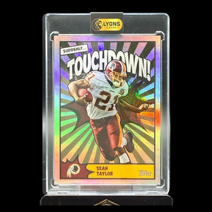 2026 Topps Flagship Sean Taylor #TD-3 Touchdown SSP Washington Redskins