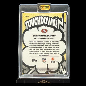 2026 Topps Flagship Christian McCaffrey #TD-18 Touchdown SSP 49ers