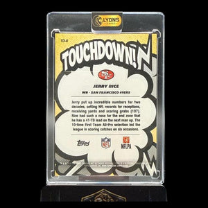 2026 Topps Flagship Jerry Rice #TD-6 Touchdown SSP San Francisco 49ers