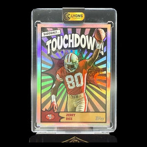 2026 Topps Flagship Jerry Rice #TD-6 Touchdown SSP San Francisco 49ers