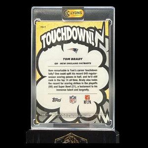2026 Topps Flagship Tom Brady #TD-1 Touchdown SSP New England Patriots