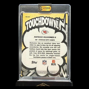 2026 Topps Flagship Patrick Mahomes II #TD-20 Touchdown SSP Chiefs