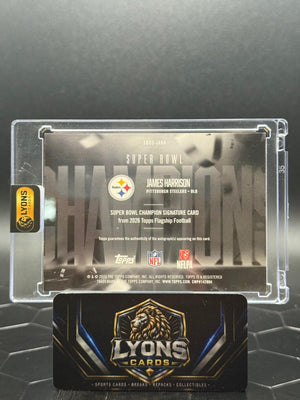 2026 Topps Flagship James Harrison #SBCS-JAHA Super Bowl Champion Signatures