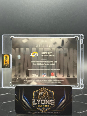 2026 Topps Flagship Cooper Kupp #SBCS-CK Super Bowl Champion Signatures Auto