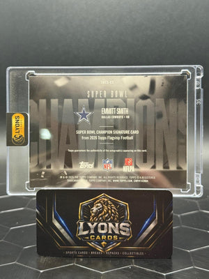 2026 Topps Flagship Emmitt Smith #SBCS-ES Super Bowl Champion Signatures Auto