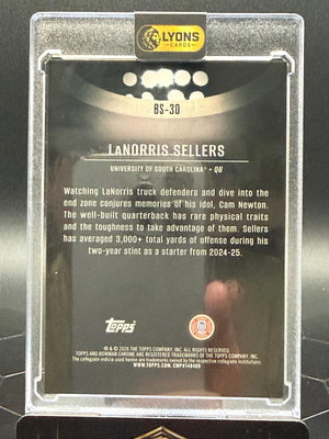 2026 Bowman Chrome U LaNorris Sellers #BS-30 Bowman Spotlights SSP