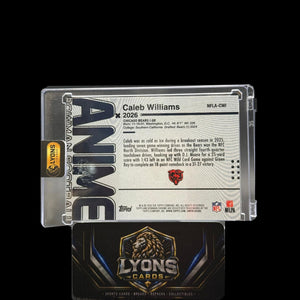 2026 Bowman Football Caleb Williams Anime NFL SSP #NFLA-CWI Chicago Bears