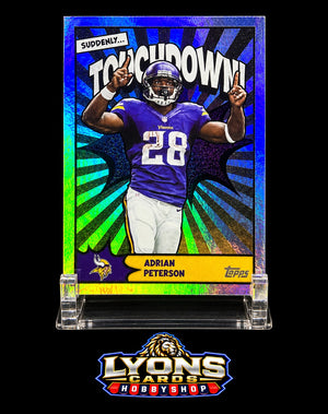 2026 Topps Flagship #TD-8 Adrian Peterson Suddenly Touchdown
