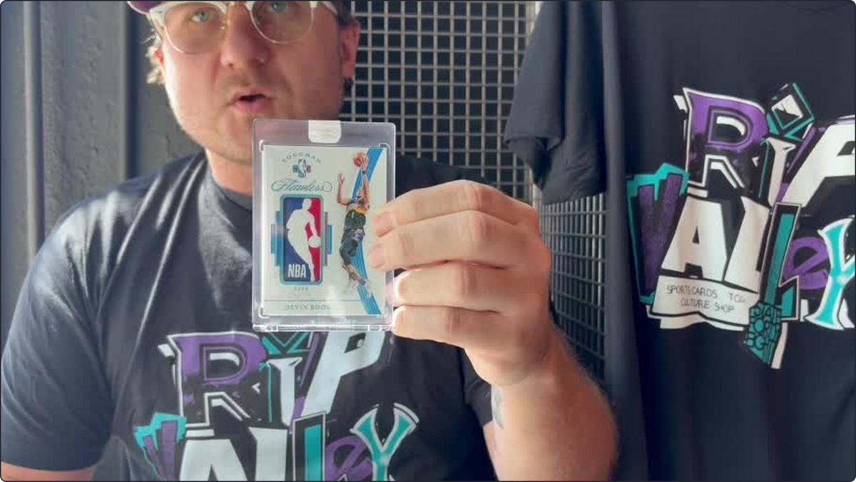 The Booker Flawless Logoman shown in the original RIP Valley interview. The image is a frame from the footage.
