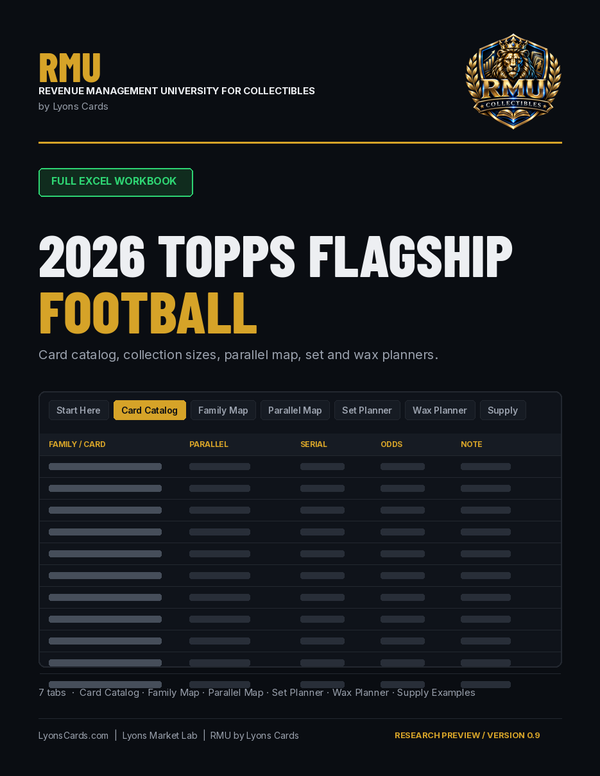 2026 TOPPS FLAGSHIP FULL WORKBOOK