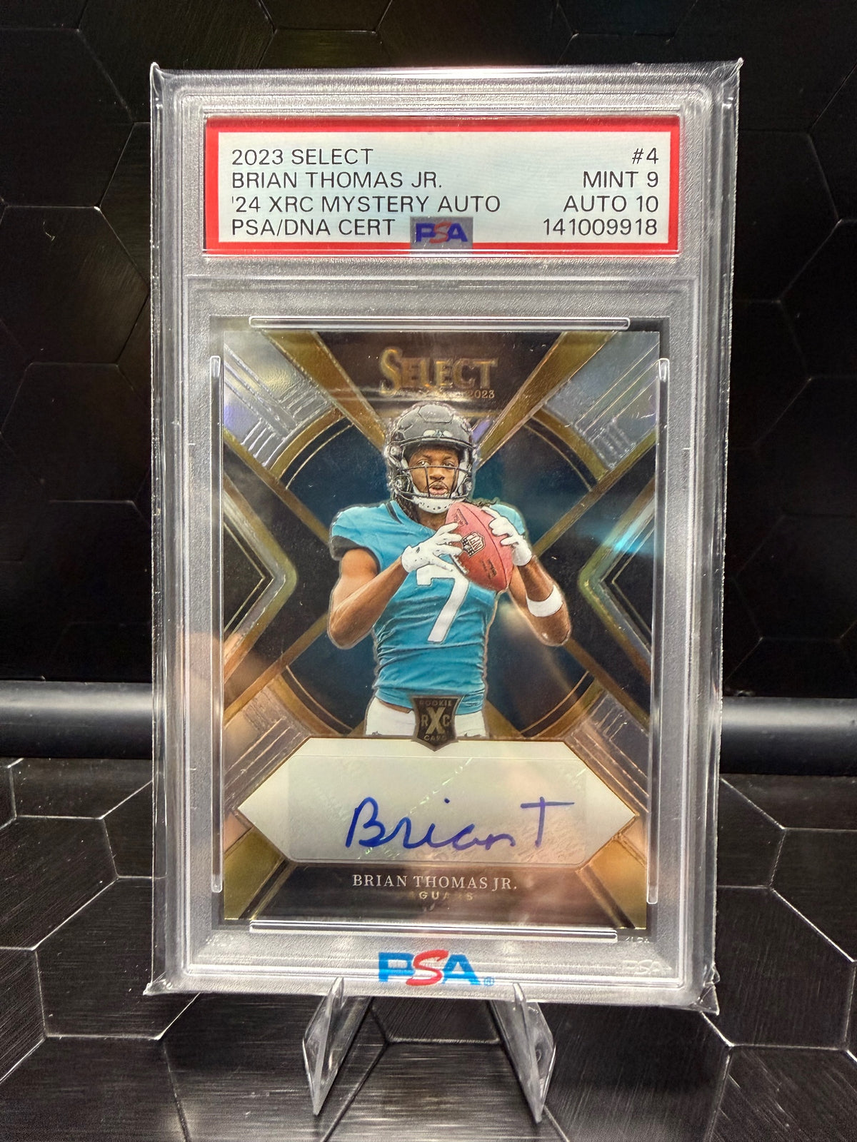 2023 Panini Prizm #4 Brian Thomas Jr /99 PSA 10