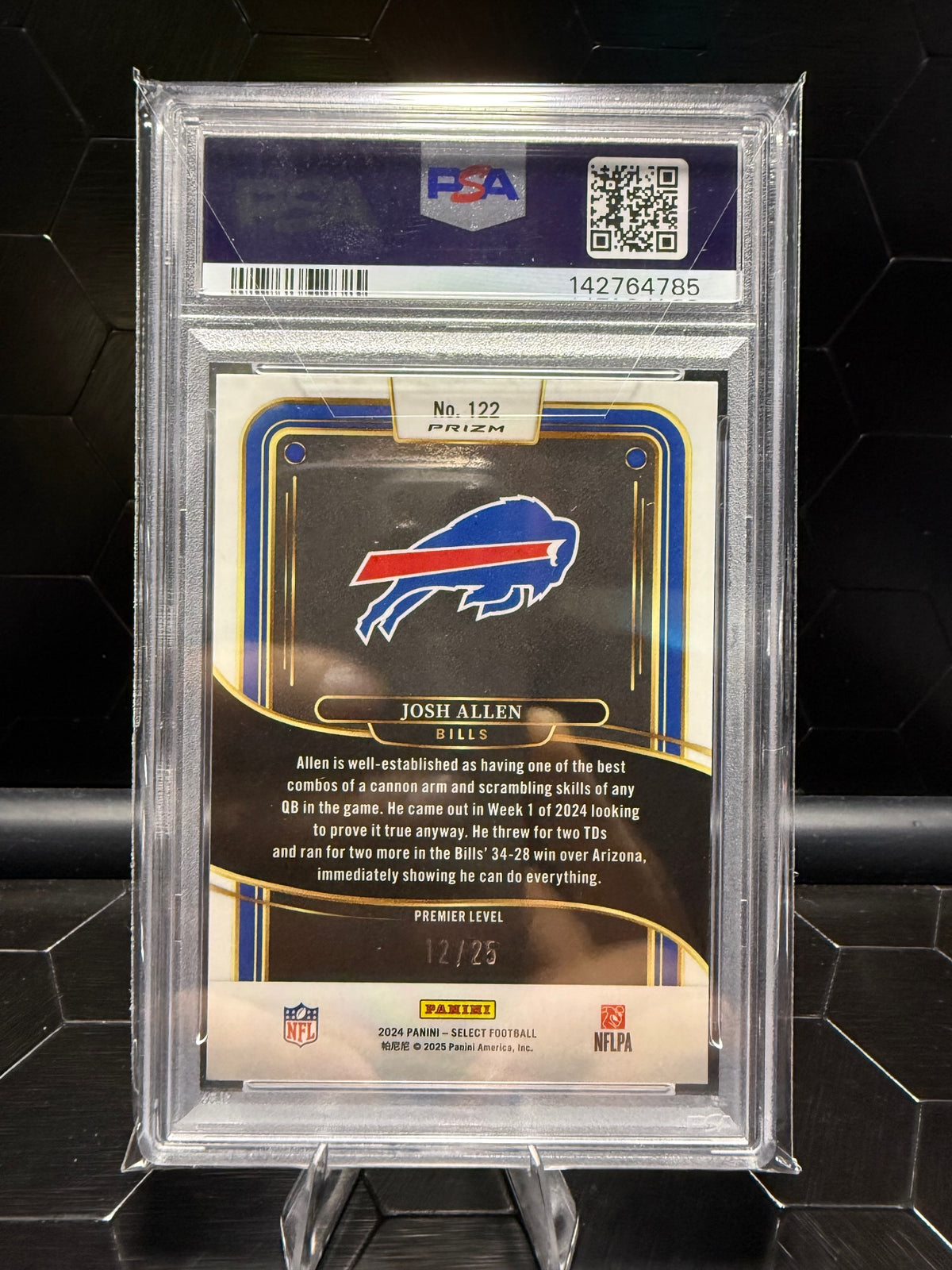 2024 Panini Prizm Josh Allen Tie-Dye Prizm PSA 10
